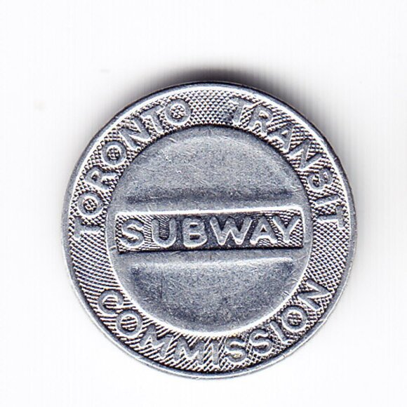 Toronto Transit Commission Canada Subway Fare Token (b256) - Picture 2 of 2